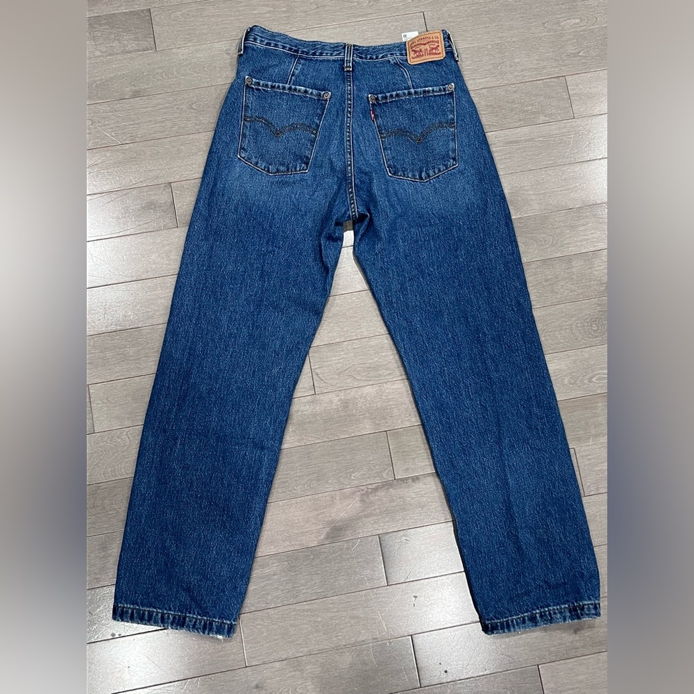 Levi’s Classic 94’s Baggy Leg, Classic Blue Denim Barrel Jeans, Wide Leg, Size28 - Picture 3 of 9